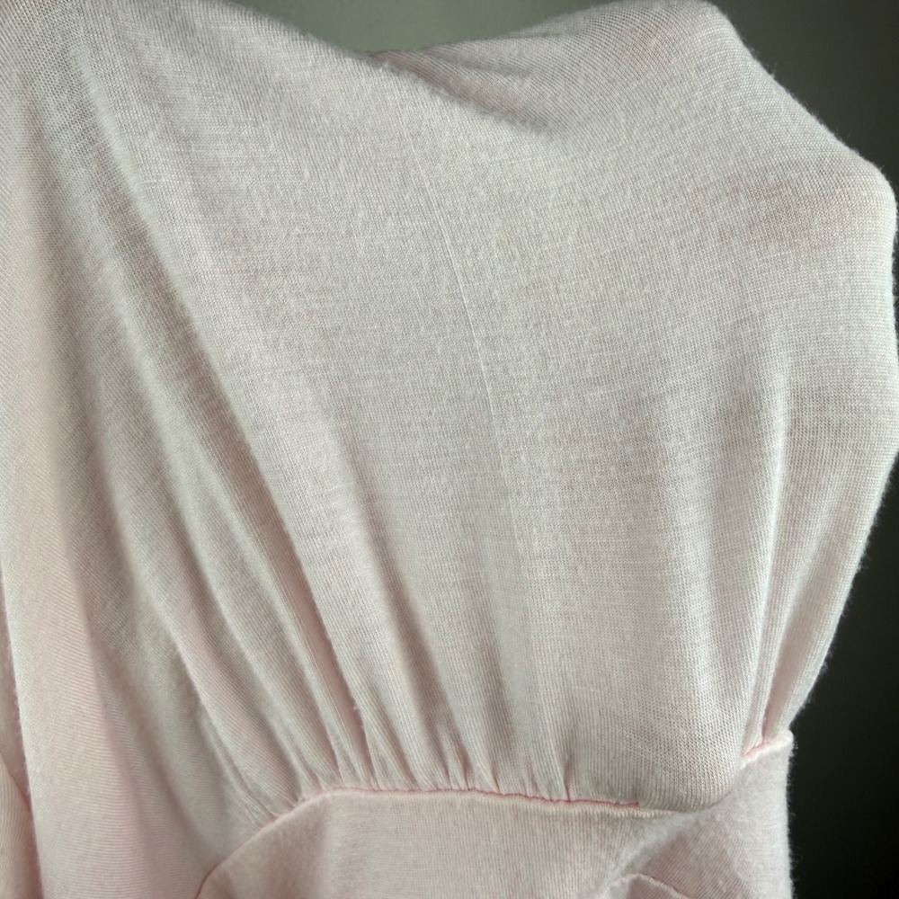 Old Navy Pink Babydoll Puff Sleeve Empire Waist Top M Y2K Cottagecore Blouse - Picture 9 of 9